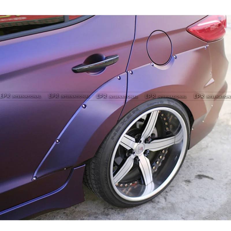 

Подходит для модификации Hyundai Elantra, спойлер на переднее и заднее крыло, дополнительная смола, модель AD, широкий корпус, полный комплект