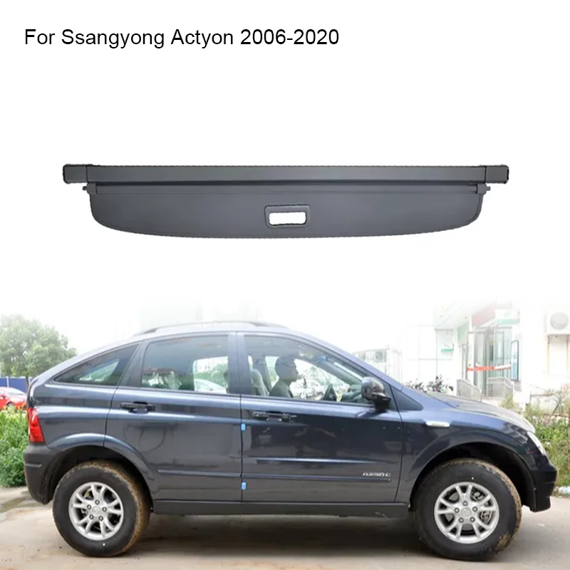 

Trunk Curtain Cover Organizer For Ssangyong Actyon 2006-2020 Rear Rack Partition Shelter Shield Shade Luggage Cargo Storage