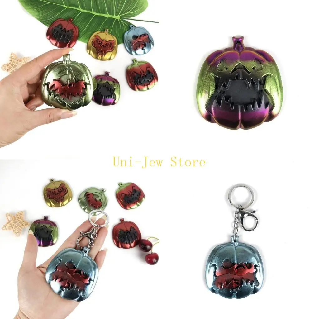 

40 ГБ силиконовая форма для тыквы на Хэллоуин, 6 форм, форма для литья из смолы для тыквы, украшения для Хэллоуина, для поделок