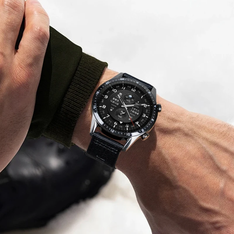 Suitable for Huawei GT for Samsung/20/22mm universal full range of tactical nylon straps,breathable and sweat-proof