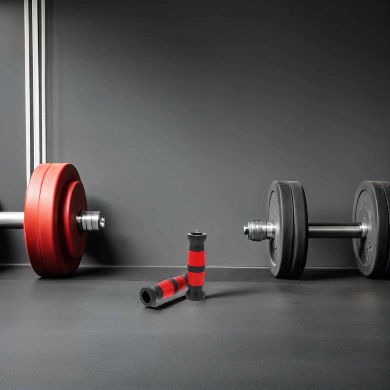 

2pcs Dumbbell Handle Grips Non-Slip Bar Grips For Hands Portable Pull-Up Bar Cover Weight Lifting Pad - Gym Equipment