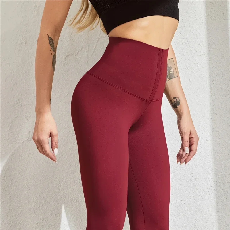 Frauen Hohe Elastische Workout Leggings Gym Sexy Fitness Leggings Hohe Taille Butt Lift Schlank Legging Sportswear Laufen Yoga Hosen – Detail 4