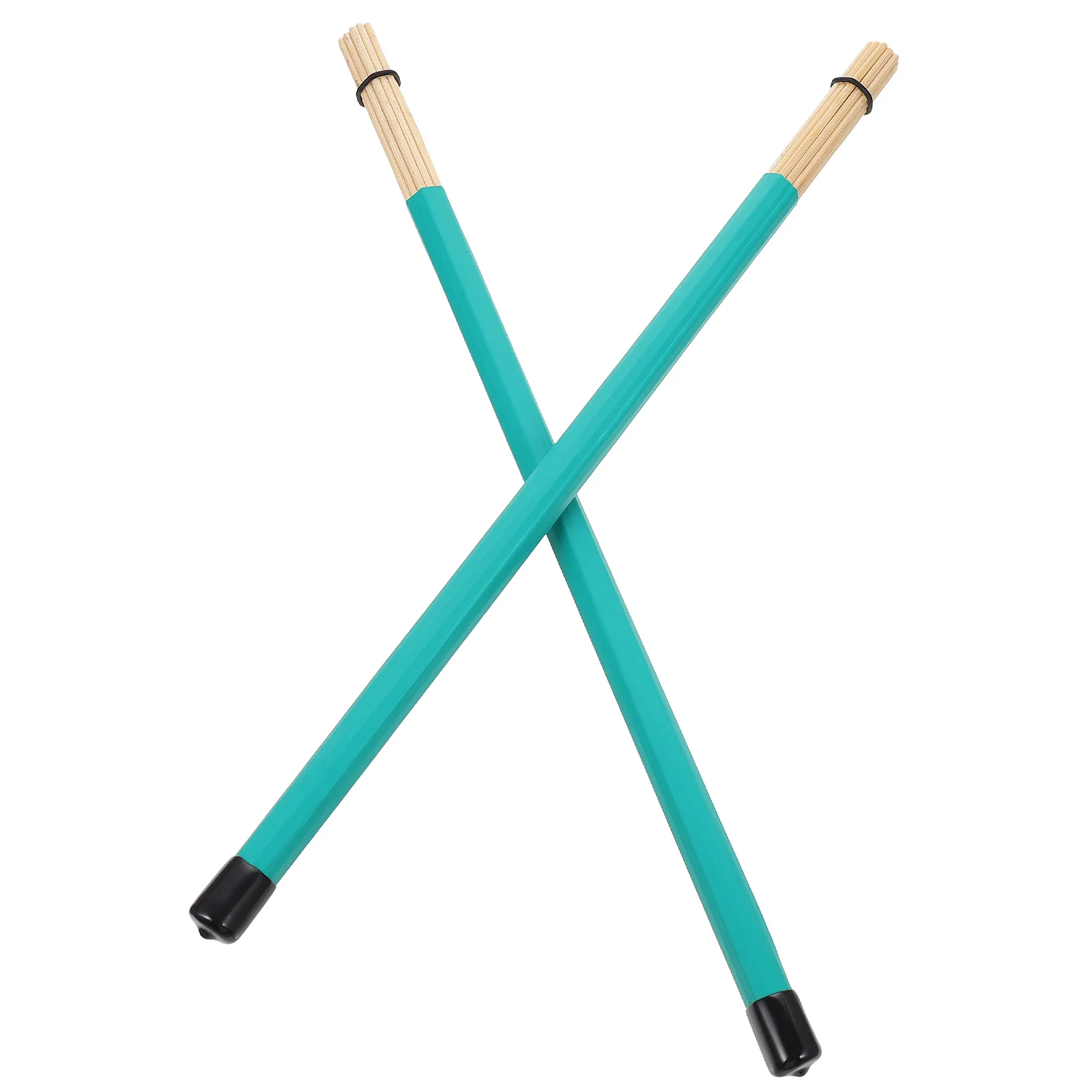 1 Pasang Stik Drum Bambu Sederhana untuk Instrumen Perkusi Alat Pengganti Berkinerja Tinggi Tahan Aus dengan Permukaan Halus