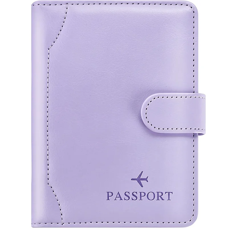 Passport Holder for Travel Cruise Essentials, Passport Wallet Cover Case Women Men Family, RFID Passports Book Holders Travel Gi