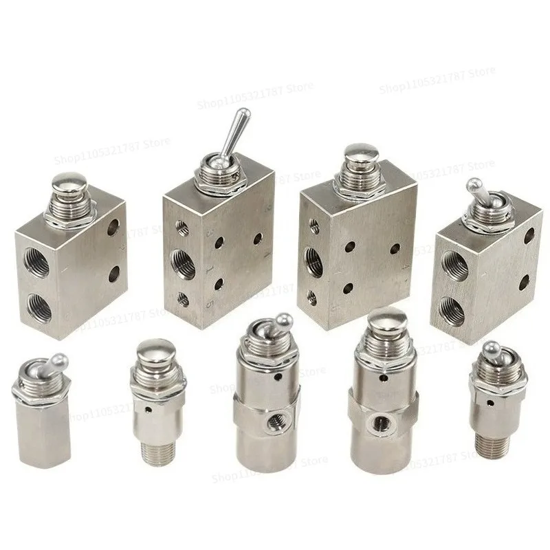 For TAC Pneumatic Button Valve TAC-3V 3P 3S 4V 4P TAC2-31V 31P 41V 41P Mechanical Valve