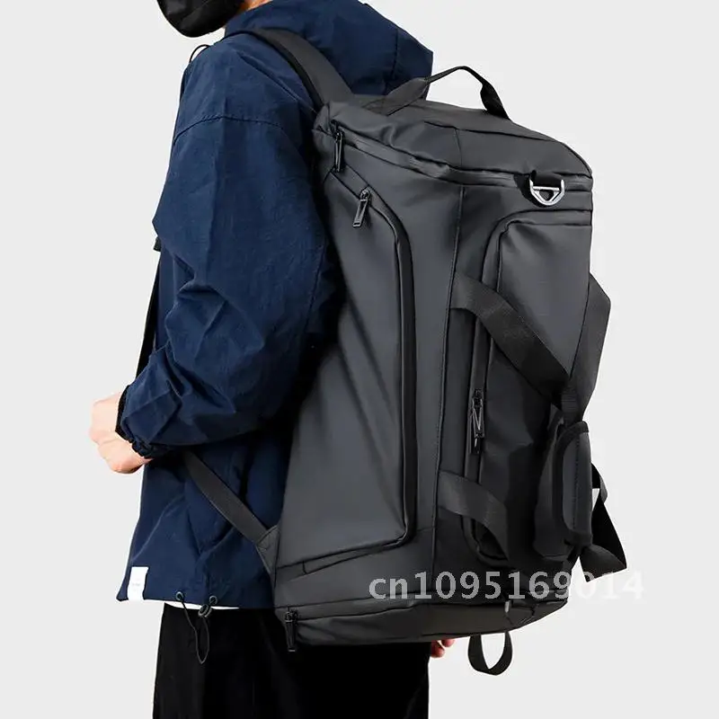 

1 Backpack Large Fashionable Fitness Bag, Wet and Handbag, Trav Separate Large Independent Dry Capacity Shoe Compartment