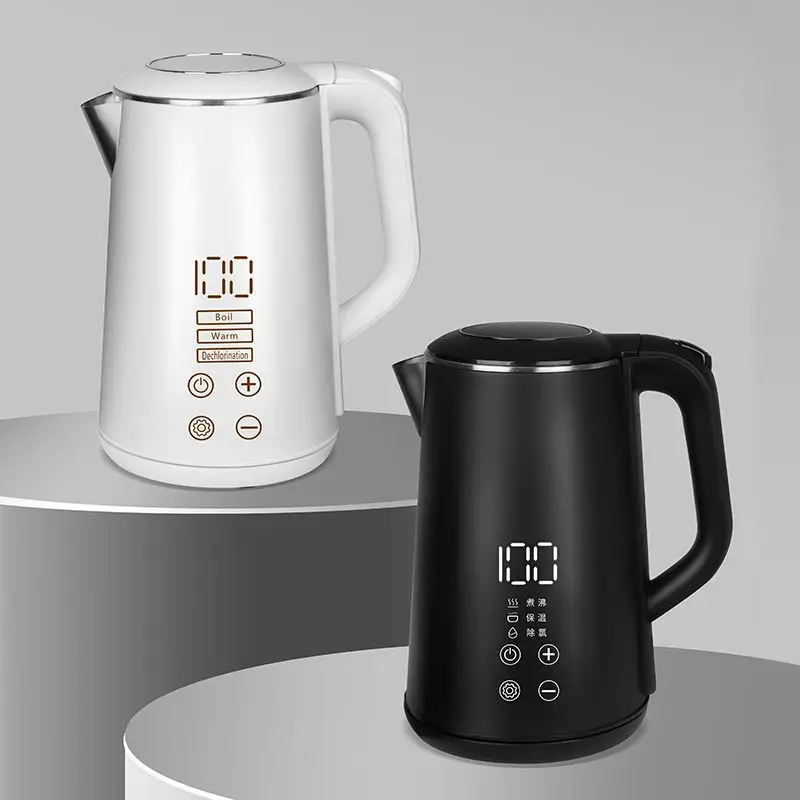 1.6L Electric Kettle Household Thermostatic Kettle Automatic Heat Preservation Teapot 304 Stainless Steel Liner Health Pot 220V