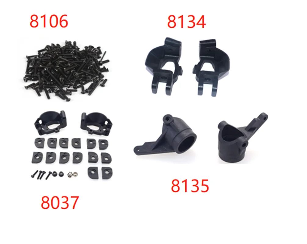 Rc Car Accessories 1/8 ZD Racing Parts 8106 all screw 8134 C-Mounts 8037 C-mounts 8135 steering cups