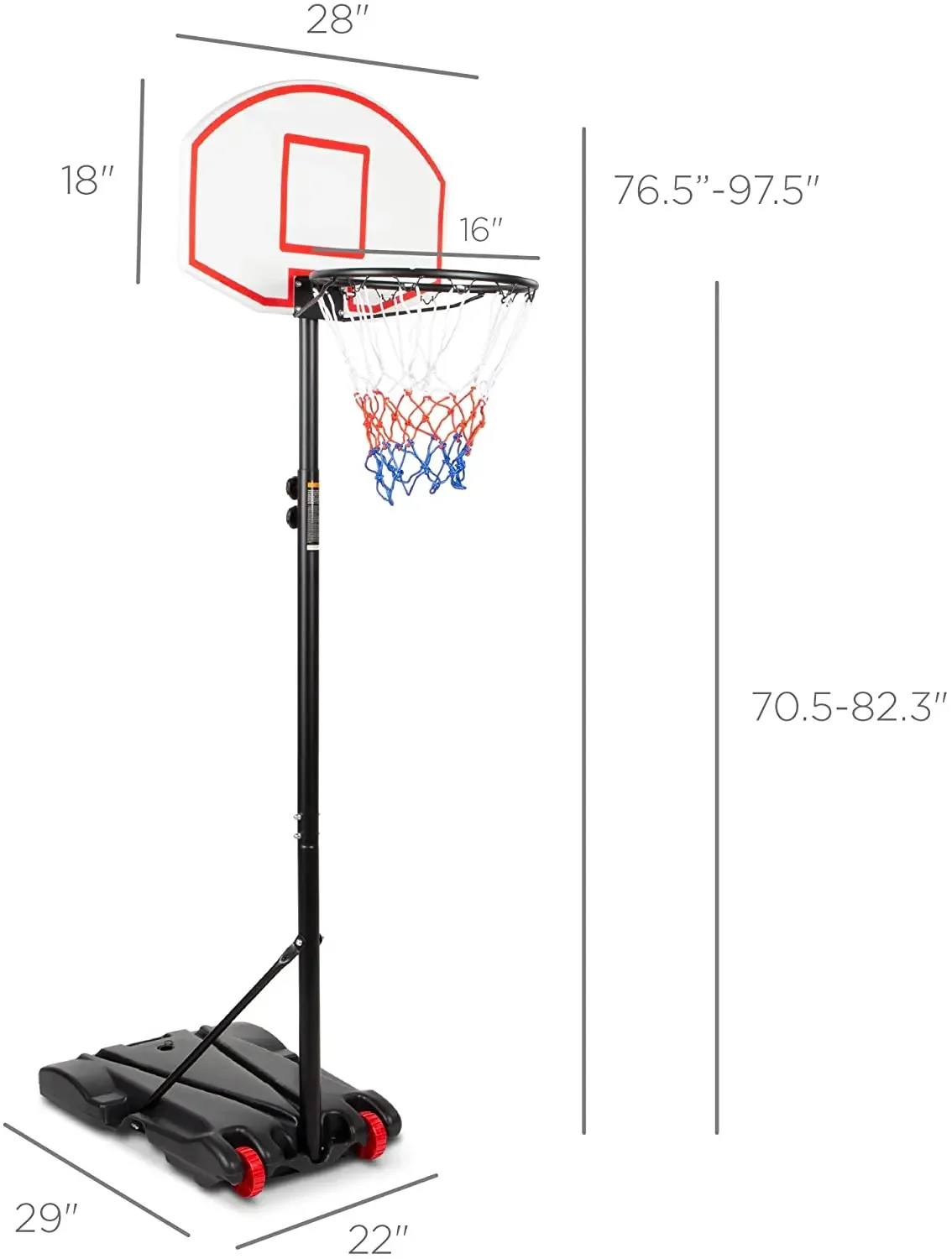 Lower Price Mini Portable Target Basketball Hoop, Eco-friendly 10 Feet basketball hoop stand, High Quality Basketball