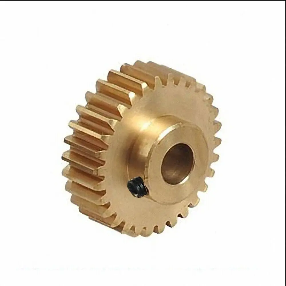 0.5 Modulus Brass Gear 16-120 Tooth 3 to 8mm Hole Dia Drive Gearbox Select