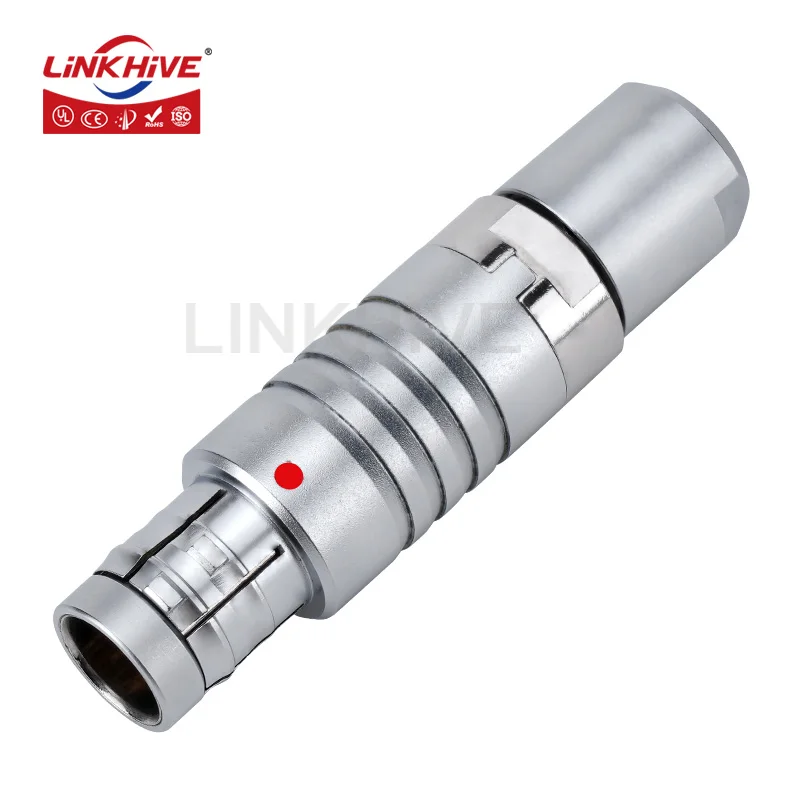 CompatIble with ODU MINI-SNAP Series B S3 Male Straight Plug 2 3 4 5 6 7 8 9 10 12 14 16 18 20 26 30 32 Pin Push-Pull Connector
