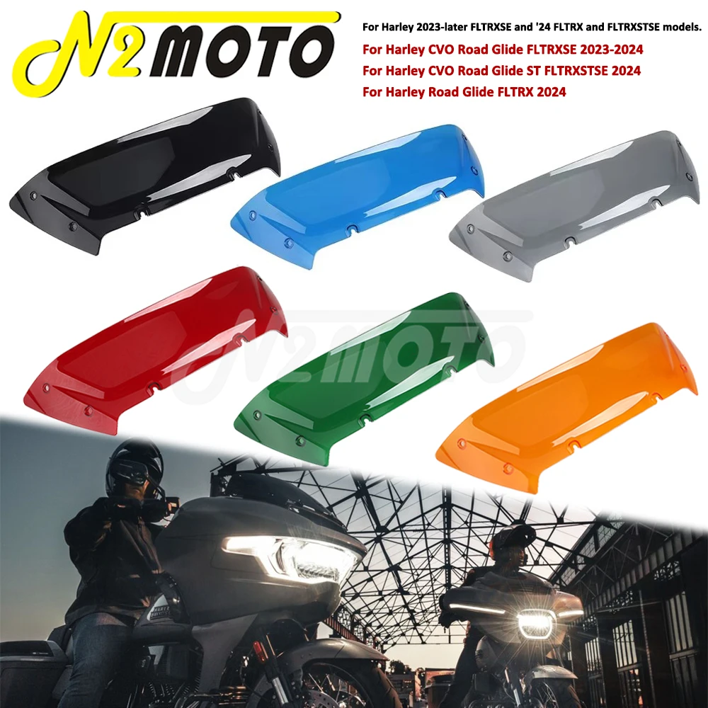 

Motorcycle Accessories Windshields 6.2" Wind Splitter Deflector For Harley CVO Road Glide FLTRXSE 2023-2024 FLTRX FLTRXSTSE 2024