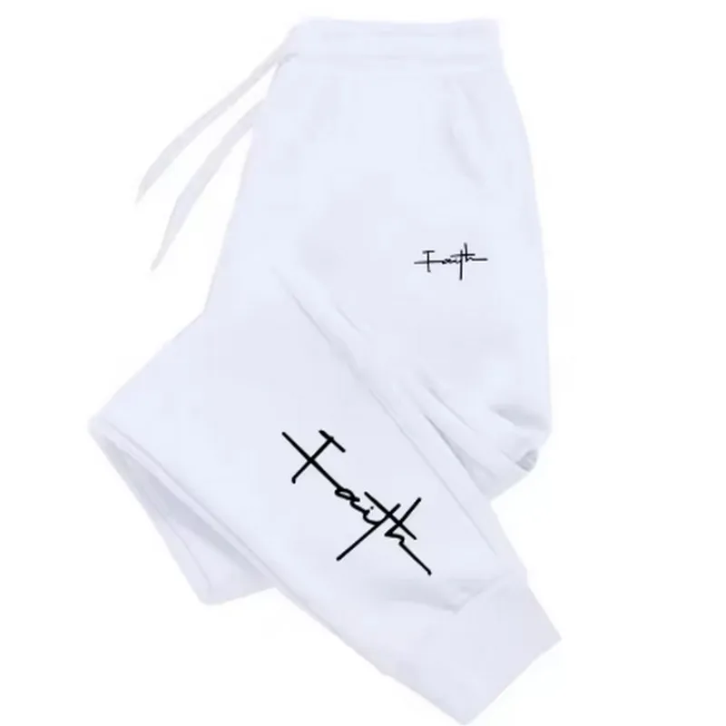 

Men's Fashion Printed Sweatpants 2025 Casual Outdoor Fitness Sports Jogging Trousers Streetwear Autumn Winter