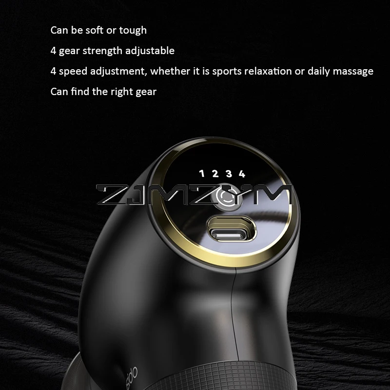 เครื่องสั่นพกพาแบบไร้แปรงถ่านขนาดเล็กอุปกรณ์ผ่อนคลายกล้ามเนื้อเพื่อผ่อนคลายกล้ามเนื้อ