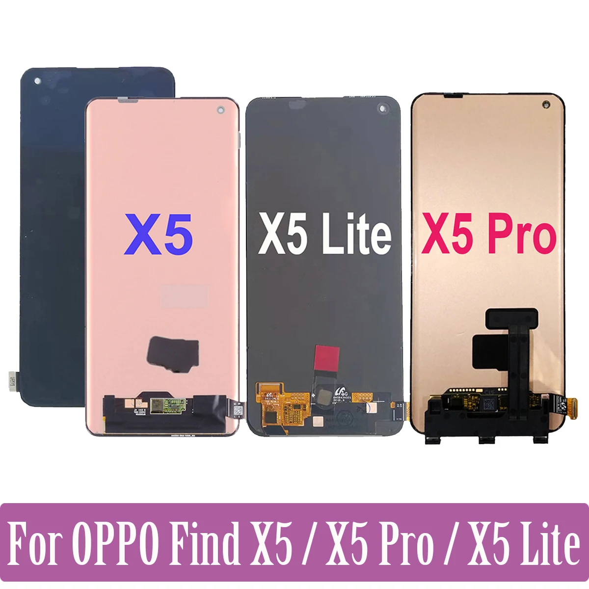 

For OPPO Find X5 Lite CPH2371 PFFM10 LCD Display Touch Screen Digitizer Assembly For Find X5 Pro PFEM10 CPH2305 LCD