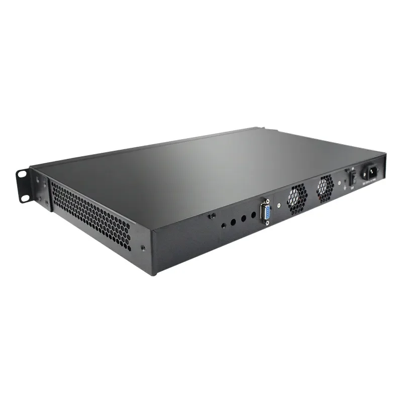 BKHD-1U Rack Mount Ethernet Dispositivo para Firewall, Celeron, J4125, I226, 6x2.5GbE, Compatível com Pfsense, Mikrotikos, Firewall