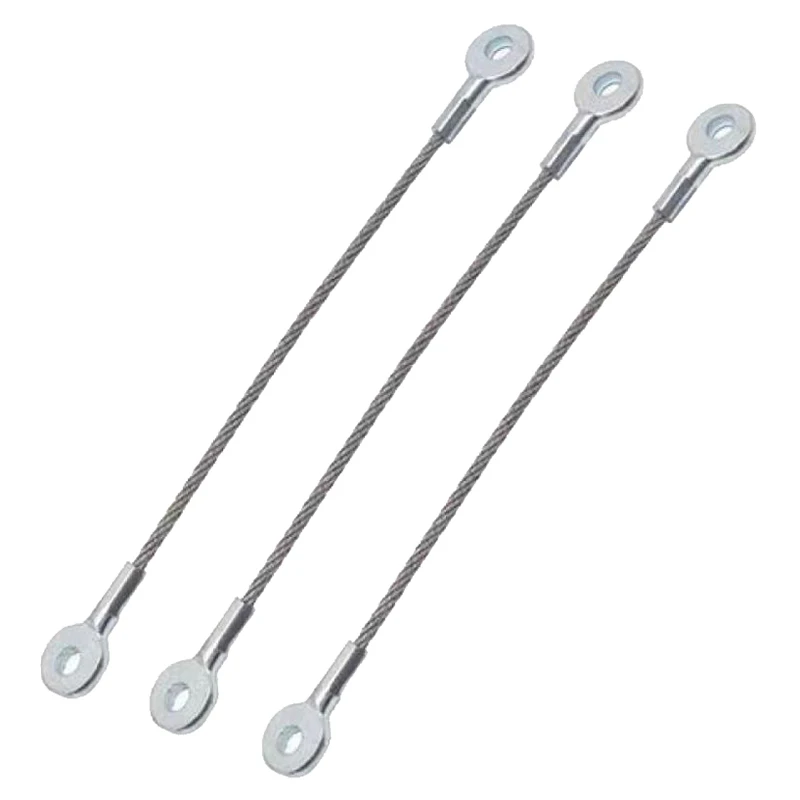 1PCS 1.5 มม.เชือกรอบขั้วต่อที่ปลายทั้งสองข้าง,Anti Fall Safetyเชือก,เชือกลวดเหล็ก, ที่กําหนดเองการประมวลผลDIY