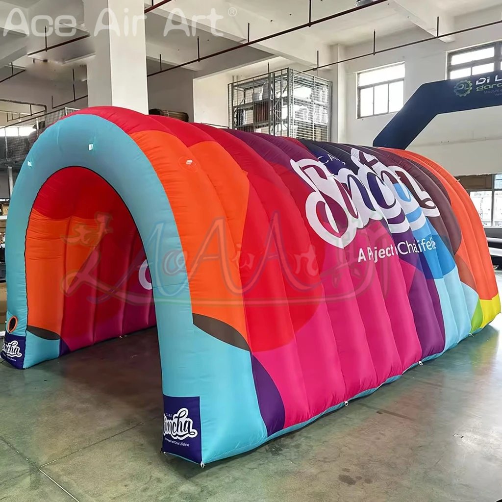 Inflatable Entrance Arch Exit for Sports Event Advertising Giant Commercial  Inflatable Tunnel Tent