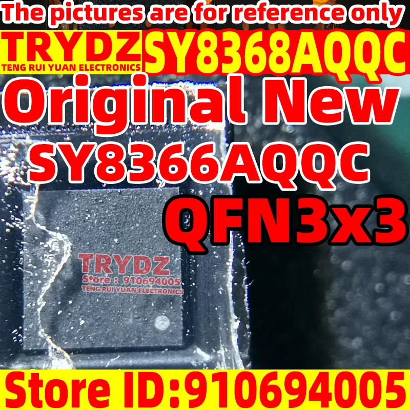 20-2pcs Original New SY8368AQQC SY8366AQQC QFN3x3 Synchronous voltage reduction DC-DC regulator chip IC
