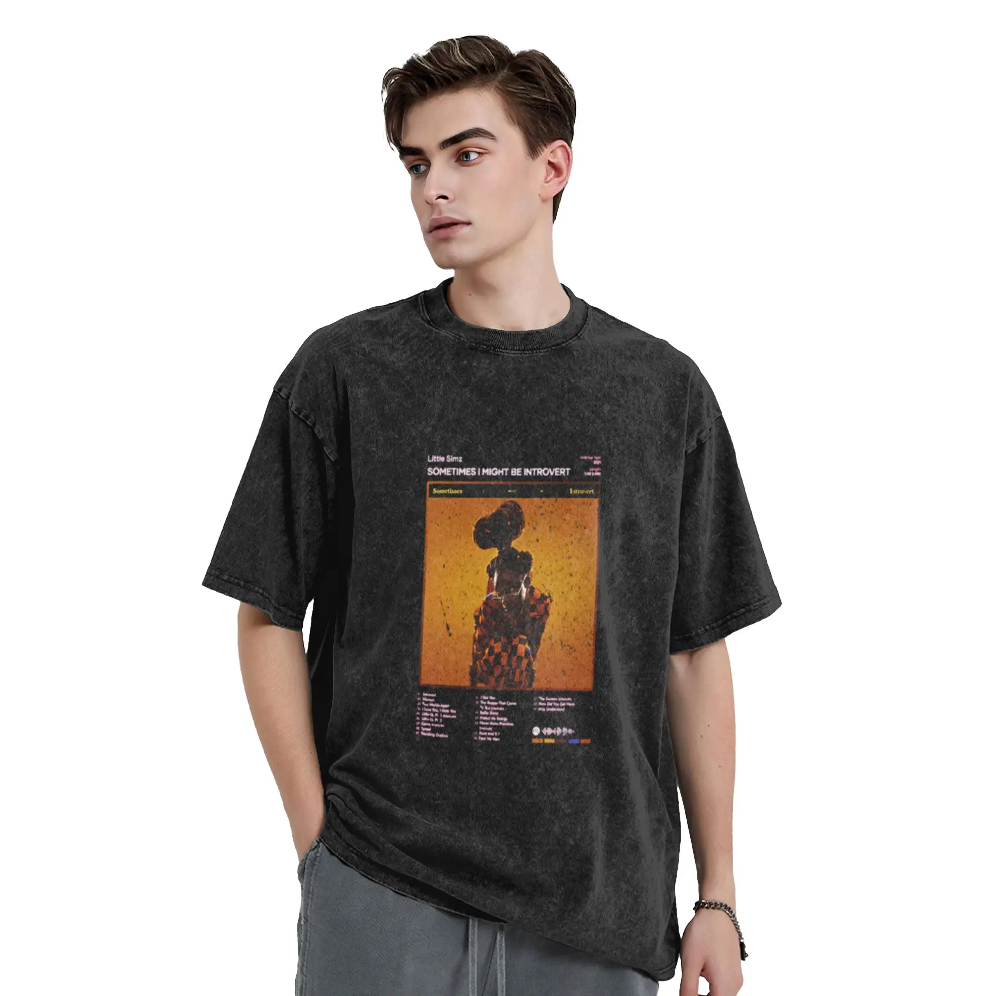 Little Simz - Sometimes I Might Be Introvert Tracklist Album Unique Trendy A Vintage Oversized Cotton Unisex T-Shirts