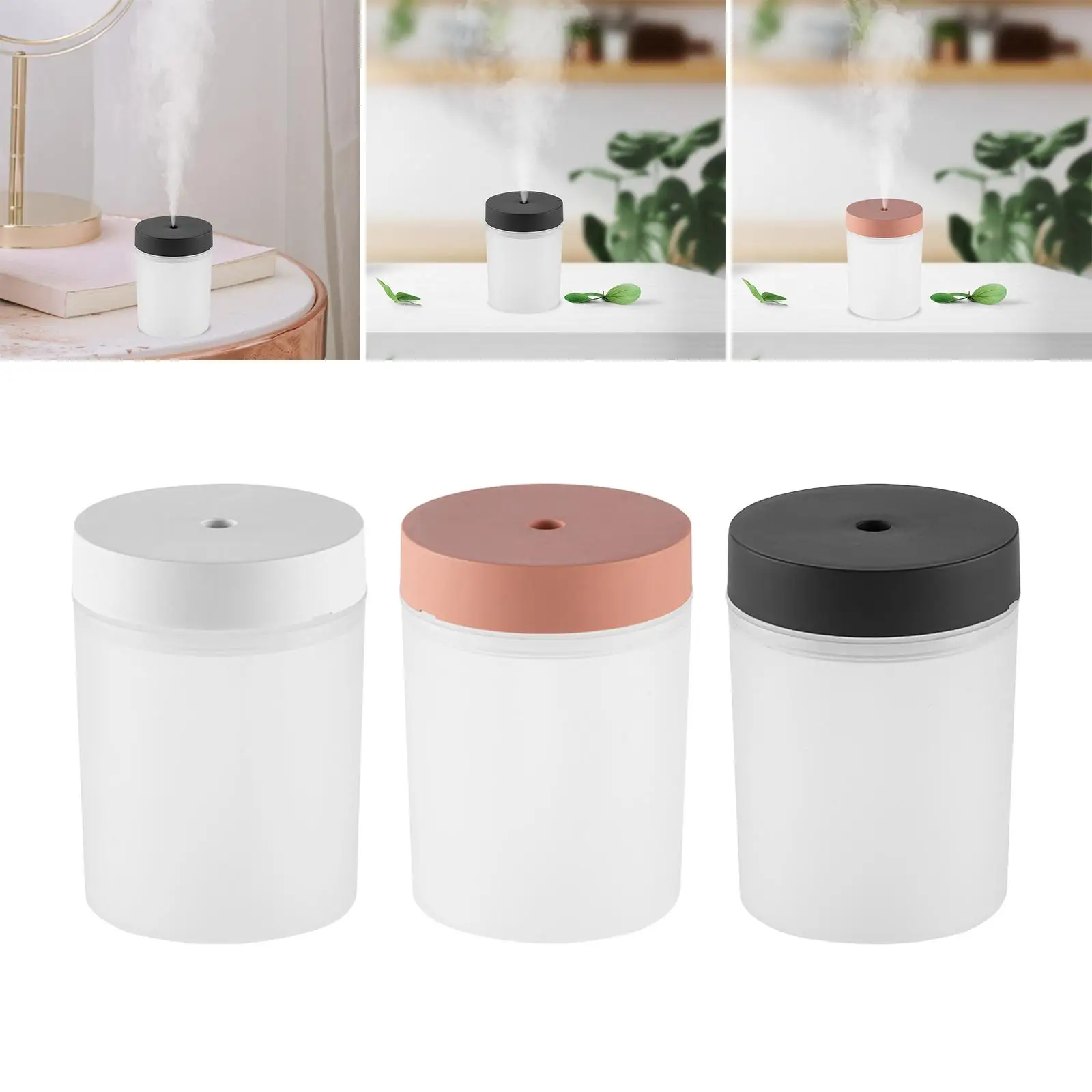 Mini Car Humidifier Cold Mist Humidifier Auto Shut Off 2 Mist Modes Portable