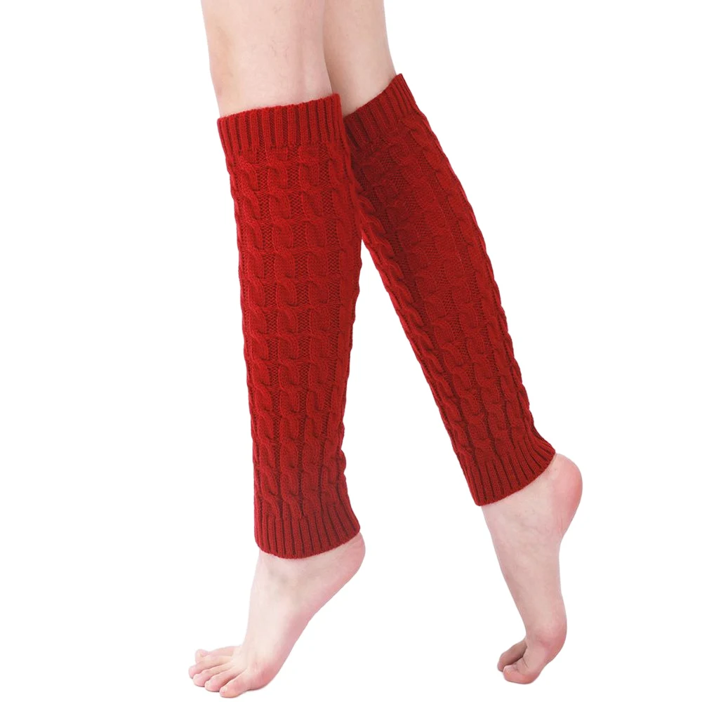 Adult Fashionable Knitted Long Socks Winter Warm Soft Stacking Leg Warmers for Women and Girls Fashion