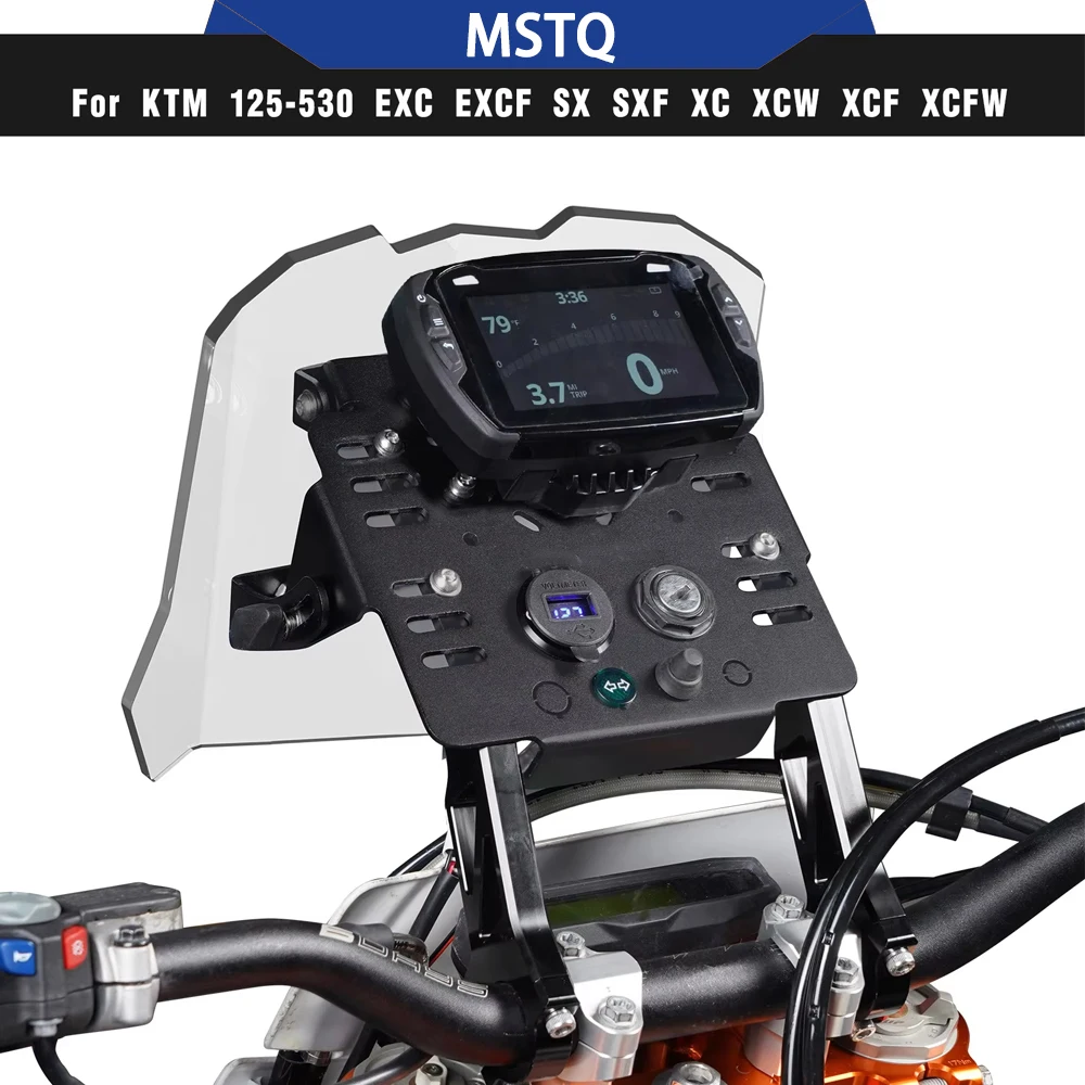 GPS Mount Bracket Mini Fairing Kit For KTM EXC 300 Husaberg Husqvarna Honda Beta GasGas Yamaha Suzuki Kawasaki Sherco