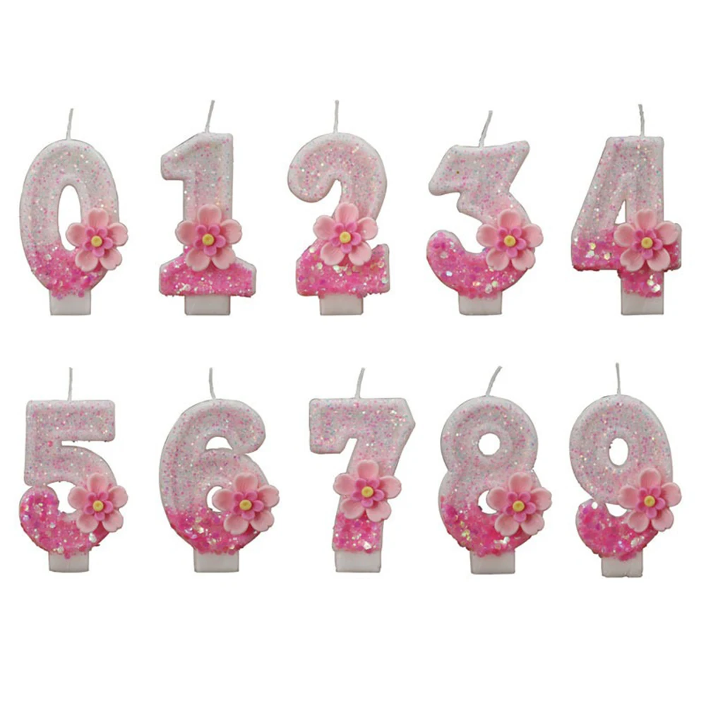 1PC Digital Candle Birthday Cake Dessert Decoration Home Creative Decoration Suitable For Birthday Party Celebration Activities