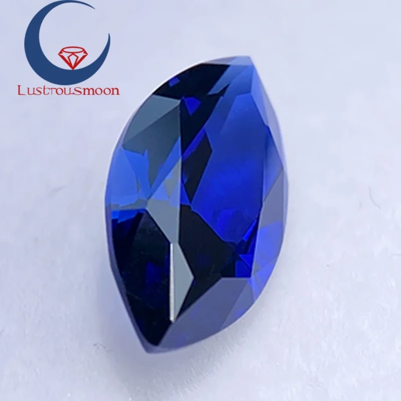 مختبر نمت الياقوت الأزرق الملكي ماركيز قطع الماس الاصطناعية حجر أحجار كريمة مفكوكة مع شهادة AGL سحر لصنع المجوهرات