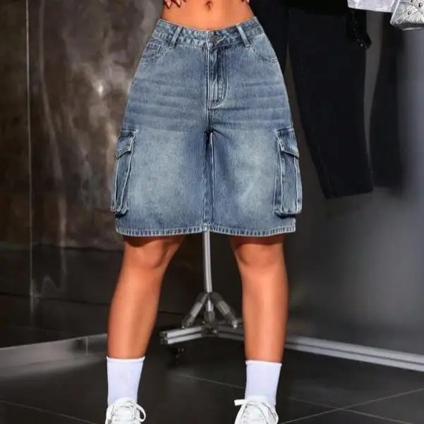 أورتس الدنيم الرجالية مع الأشرطة سراويل تقليدية نسائية منتصف منخفضة الخصر مادة PVC مواد أخرى 00% ربيع الخريف الشتاء #4