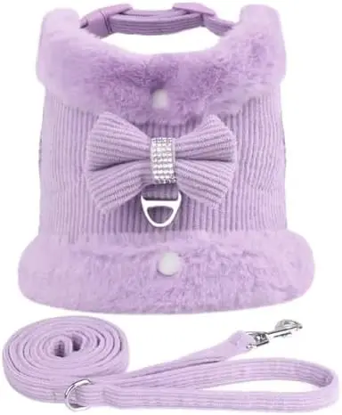 

Набор для собак Beirui: Мягкий поводок и бабочка, теплая одежда для щенков