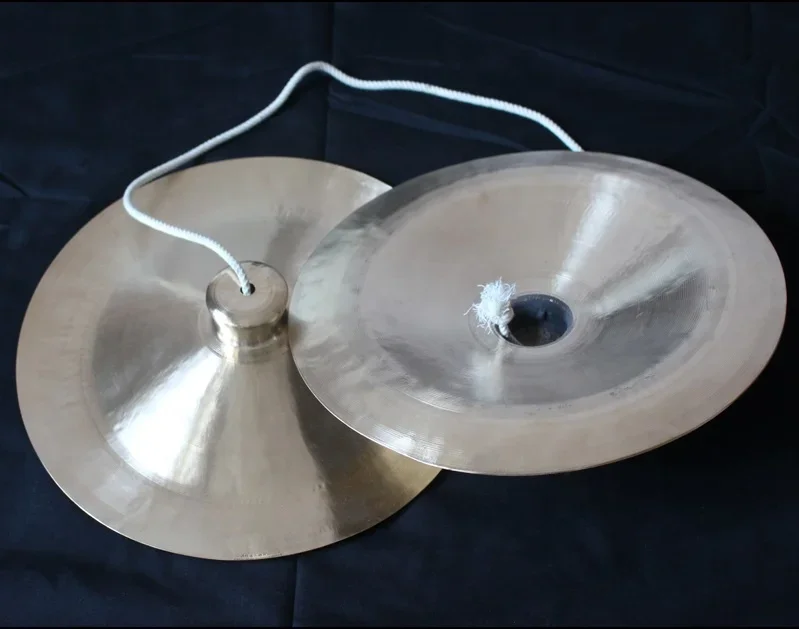 

2025 Lion Dance Cymbals Hand Crafted Brass Cymbals Chinese Folk Cymbals(Bo)