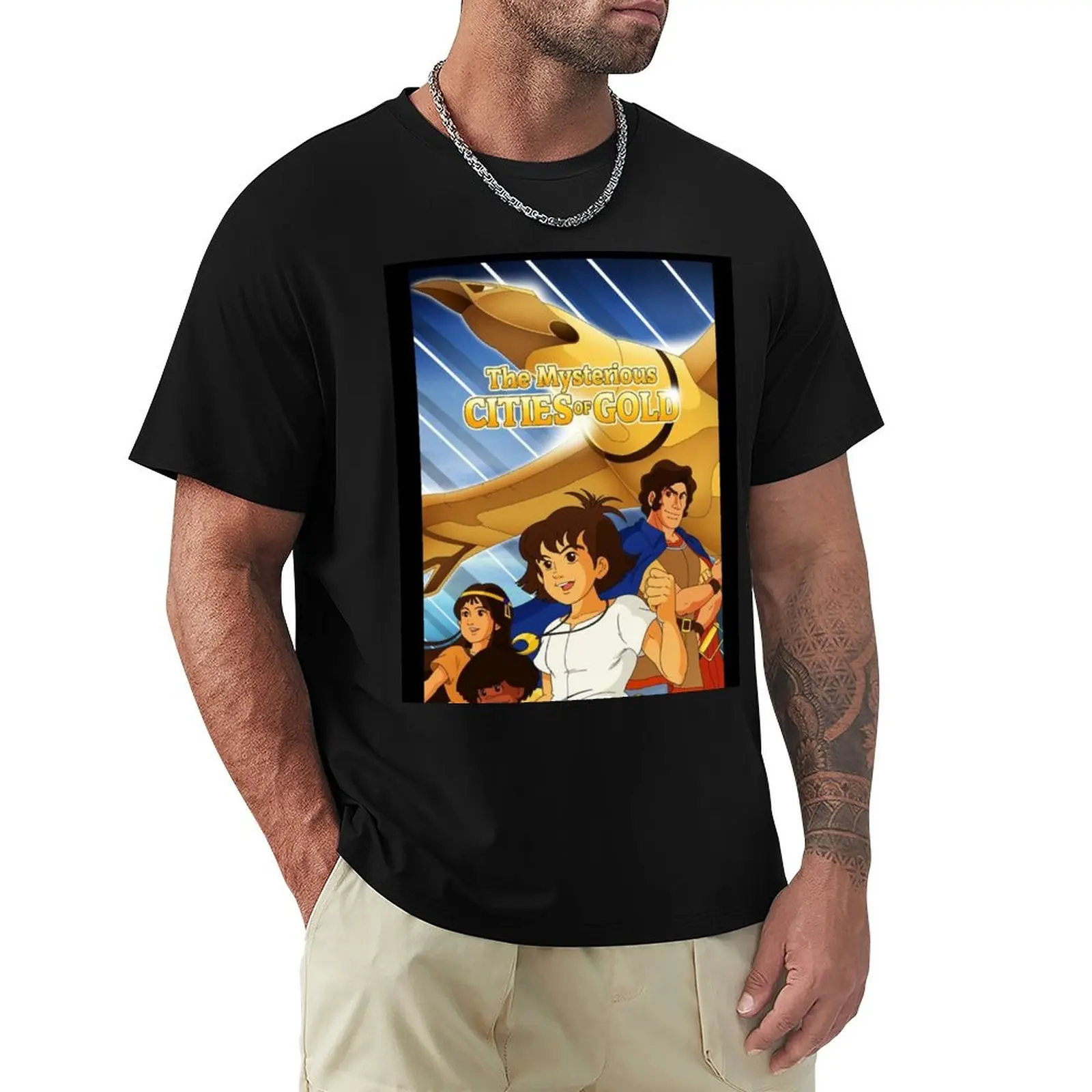 

The Mysterious Cities Of Gold - Retro Kids TV Cartoon Show T-Shirt custom t shirts summer tops T-shirt for a boy mens t shirts