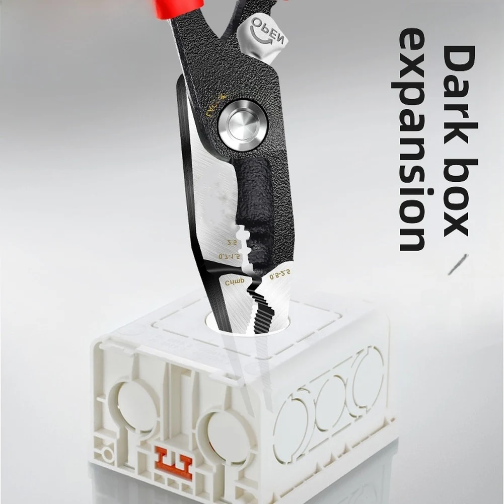 

Wire Stripper Crimping Pliers Precision Wire Crimping Tool Crimping Tool Smooth Tips Protect Cores VDE Certified Insulation