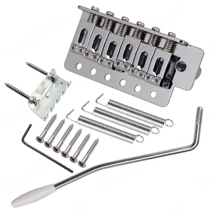 Backhand Left-hand SQ ST Electric Guitar Single-shake Bridge Tremolo System Tailpiece Bridge Tremolo Saddle