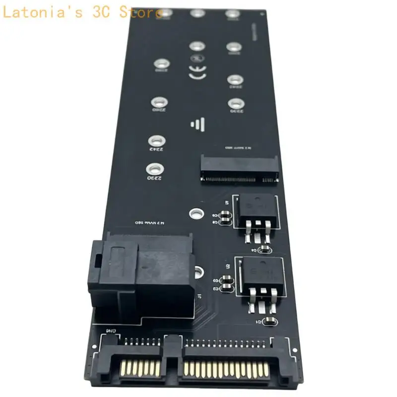4 Port SFF-8643 to PCIE Storage Expansion for Video-Editing and Advanced Computer Builds, with x16 Host Card, Four Cables, and