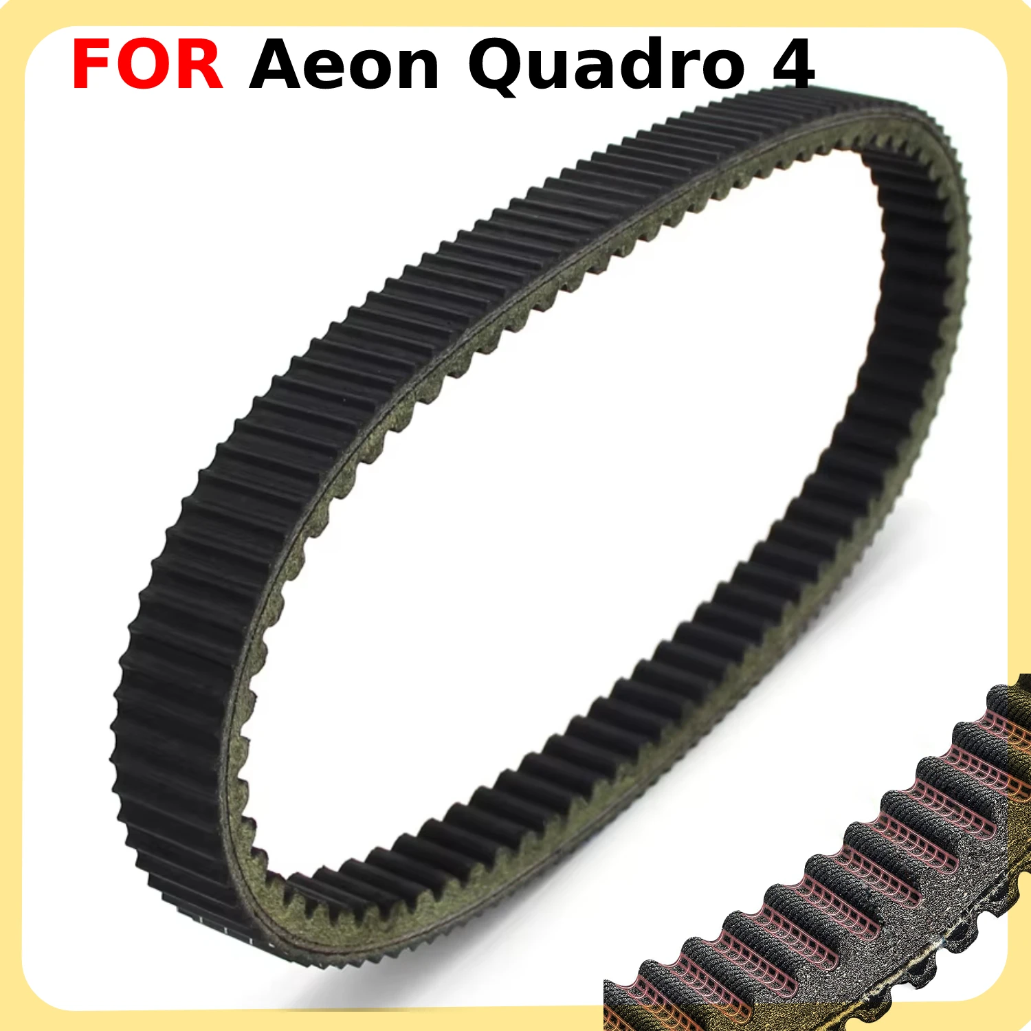 

Motorcycle Transmission Drive Belt For Aeon Quadro 4 2015 Motorbike Transmission Drive Belt Accessories