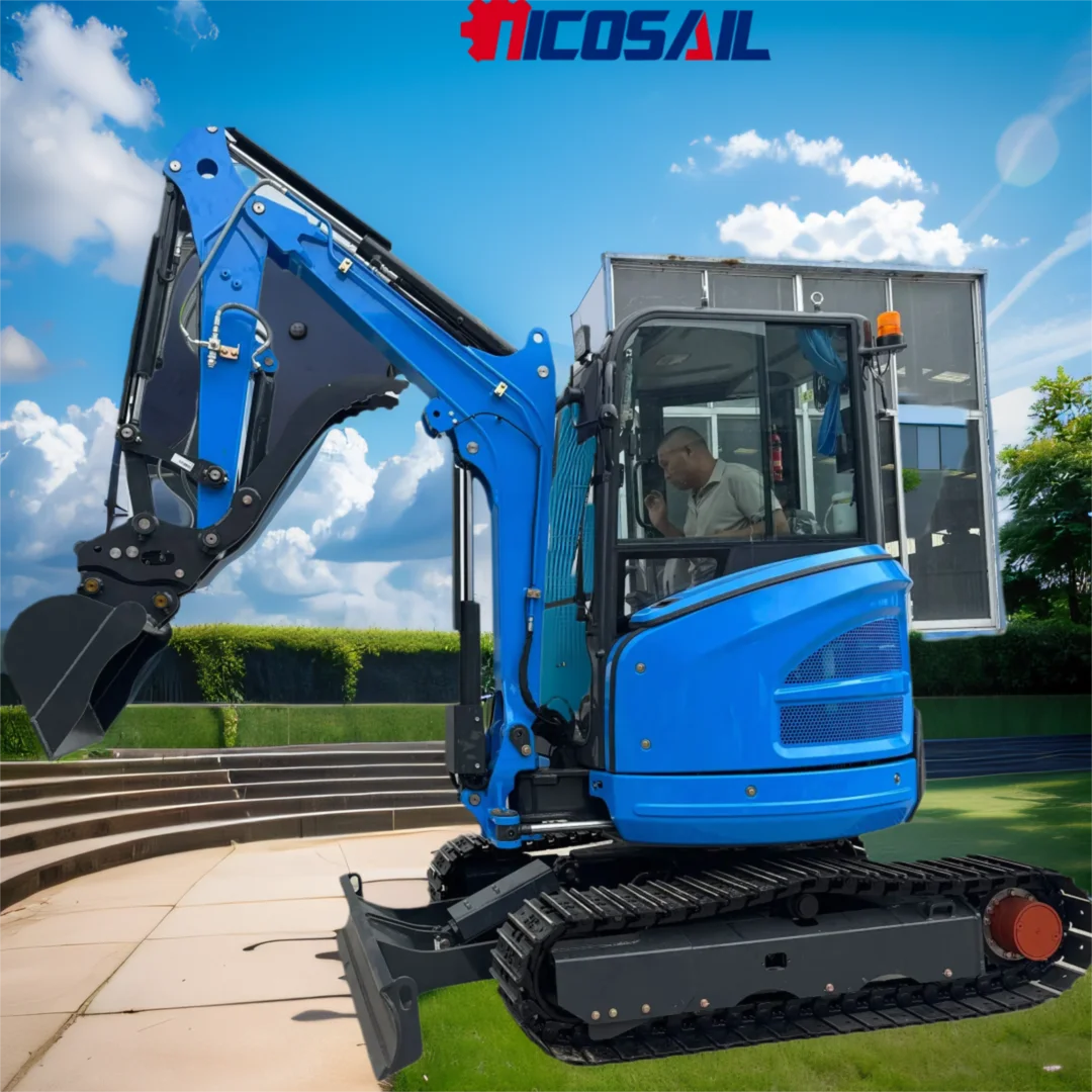 

Crawler excavator 2.6-ton hydraulic mini excavator 50% discount Small crawler excavator