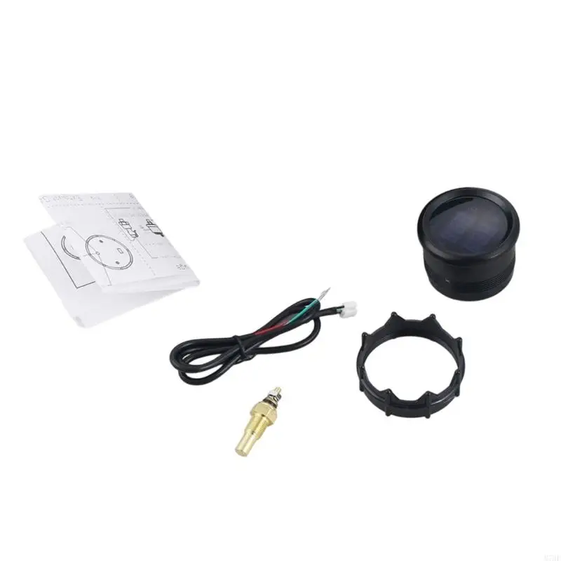 M76E 2 Zoll Digitalanzeige Wassertemperatursensor Messgerät für 12V 24V Gleichstrom – Detail 4