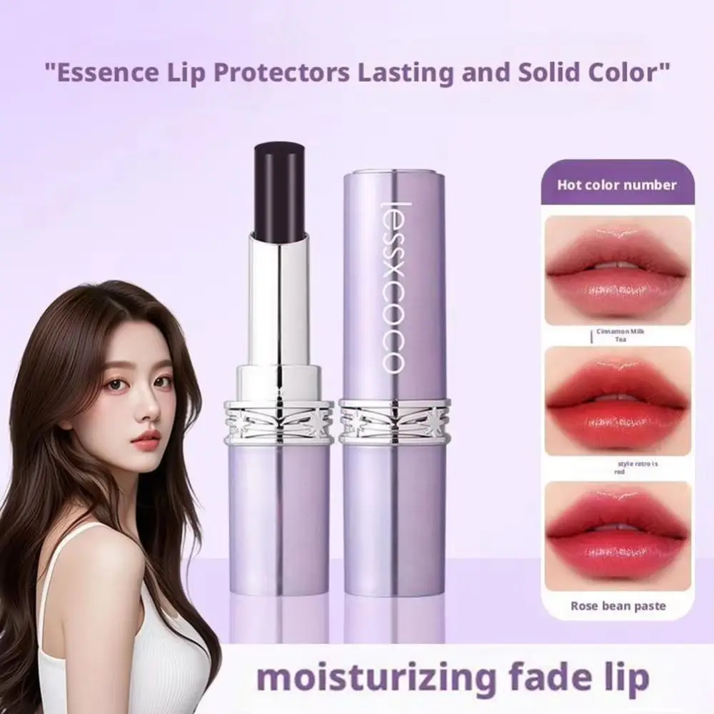 Nueva membrana biónica, lápiz labial mágico negro, bálsamo labial hidratante que no se decolora, brillo de labios resistente al agua de larga duración para el cuidado de los labios de diosa