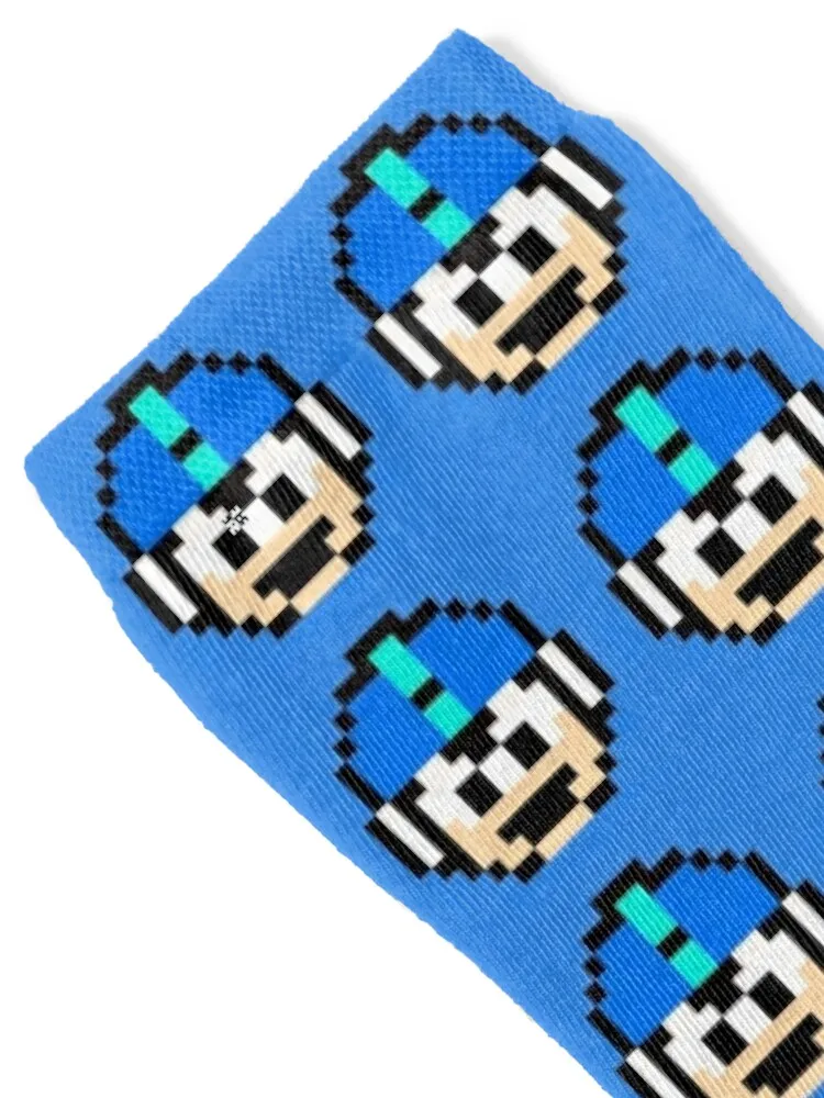 Megaman 1-up Socks Rugby funny sock Men's Socks Male Women's