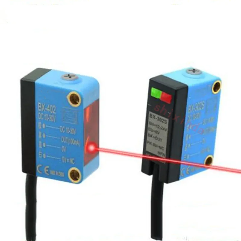 Laser Infrared Light BX-302S BX-402 Background Suppression Elimination Diffuse Reflection Adjustable Photoelectric Switch Sensor
