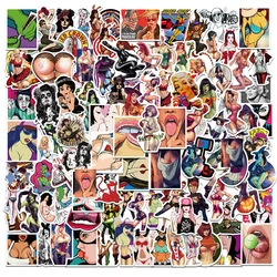 10/30/50/100PCS Anime Sexy Girl Women Graffiti Stickers Skateboard Guitar Suitcase Freezer Motorcycle Waterproof Funny Sticker