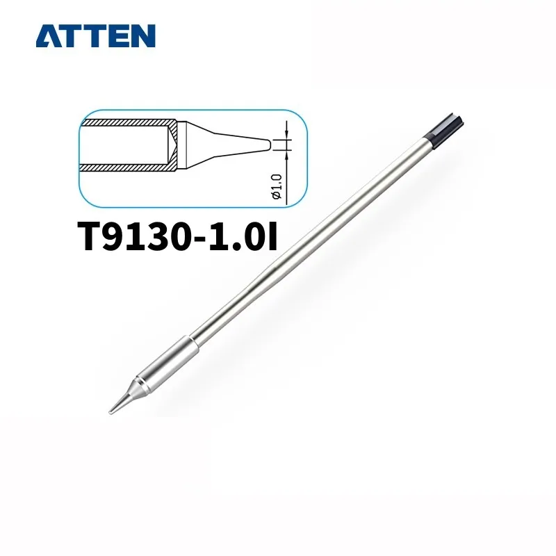 

ATTEN T9130-1.0I Soldering Tip for ST-1509 (130W) Y9130 Welder Iron Tip Replacement Part Tool