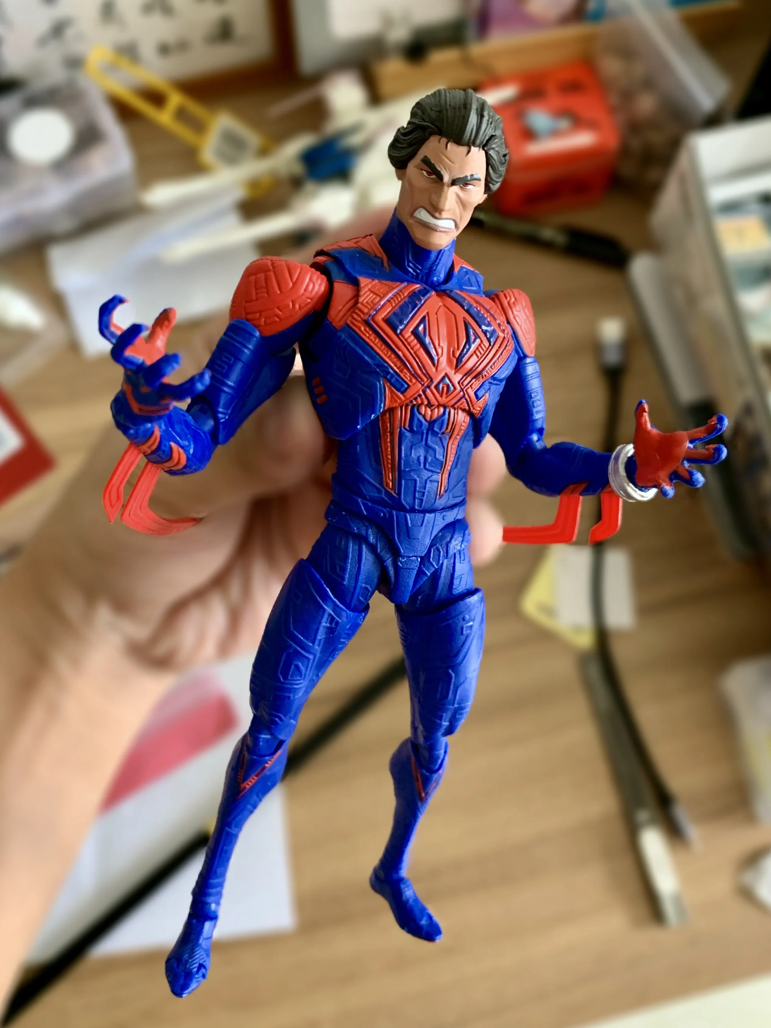 Novo brinquedo ct marvel anime figura milhas morales spiderman estatueta de ação shf agente veneno modelo incrível yamaguchi brinquedos de natal