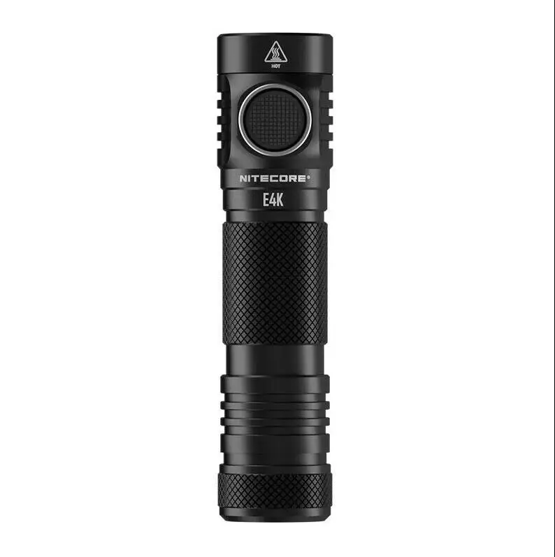 NITECORE E4K Troch Light Rechargeable 4400 Lumens Lantern XP-L2 V6 LED 21700 Compact EDC Flashlight with 5000mAh Li-ion Battery