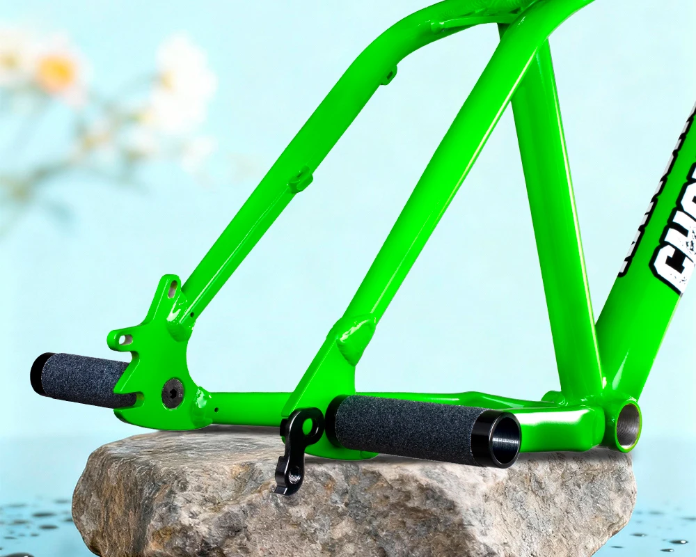 Funsea Doto 130mm Superlange Wheelie-Stunt-Fahrradstange 7075 Legierung 10mm Gewindelose Fahrradstange Eloxiert Glänzend Lila Schwarz – Detail 6