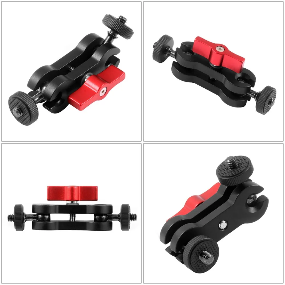 4-Ring Heißer Schuh Adapter Ring Mikrofon Montieren mit Magie Arm Adapter für Zhiyun Glatte 4 Handheld Gimbal DSLR kamera Zubehör – Detail 6