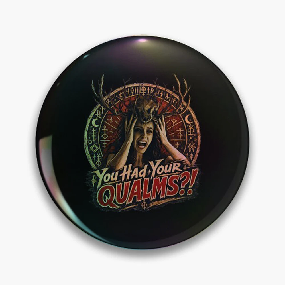 Greetings From Widow's Bay - Widow's Bay Pin Holographic Star Heart Pin Brooches Laminated Button Fashion Accessory