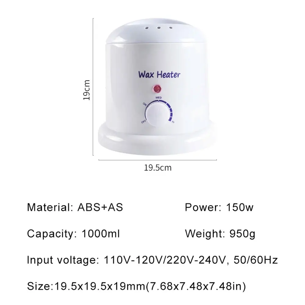 1000ml Paraffin Heater Warmer Depilator Wax Heater Machine Wax Beans Heater Pot Hair Removal Equipment Personal Care Tools view 6